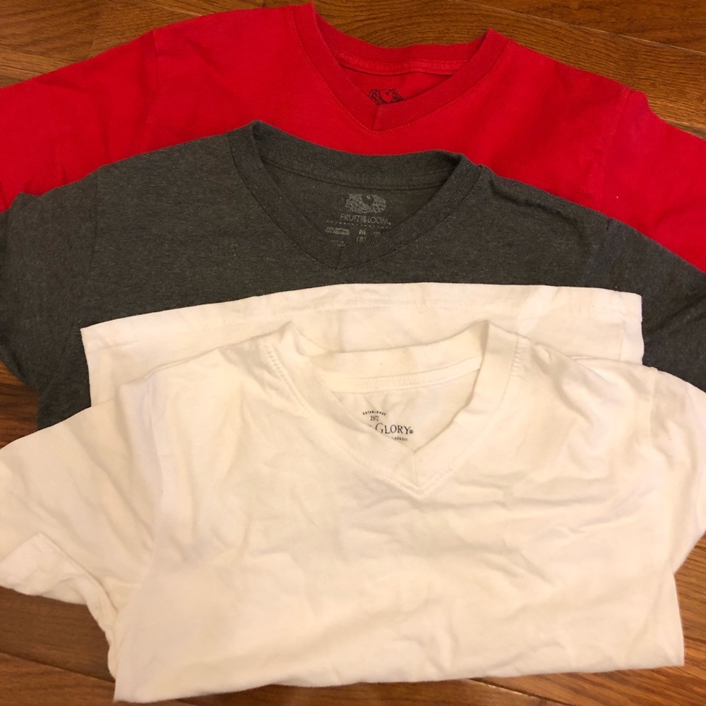 3 plain tees